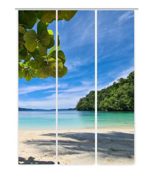 Traumzeit Papua, Flächenvorhang 3er Set